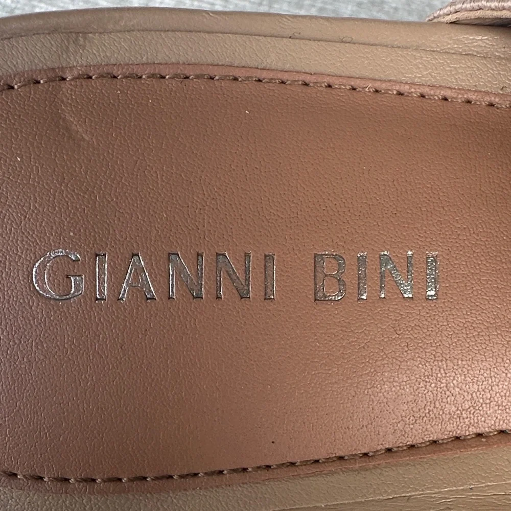 Gianni Bini Platform Sandals Brown Sz 9.5